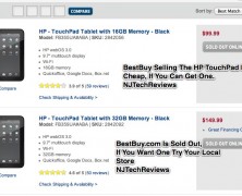 BestBuy Gets More HP TouchPads