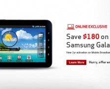 NJTR Deal: Verizon Galaxy Tab For Only $49.99!