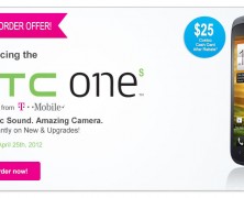 Pre-Order The T-Mobile HTC One S From Costco!